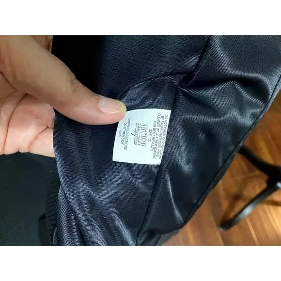 Game Sportswear Bomber Jacket Mens Medium Black Premium Leather FLAW